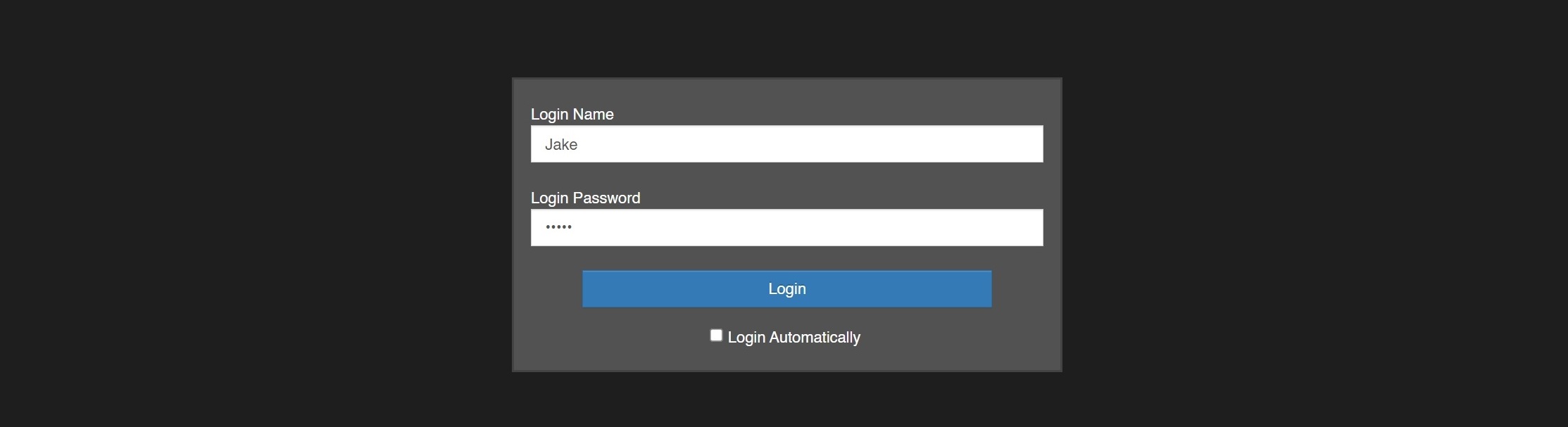 screenshot of vcom webrtc control panel login menu